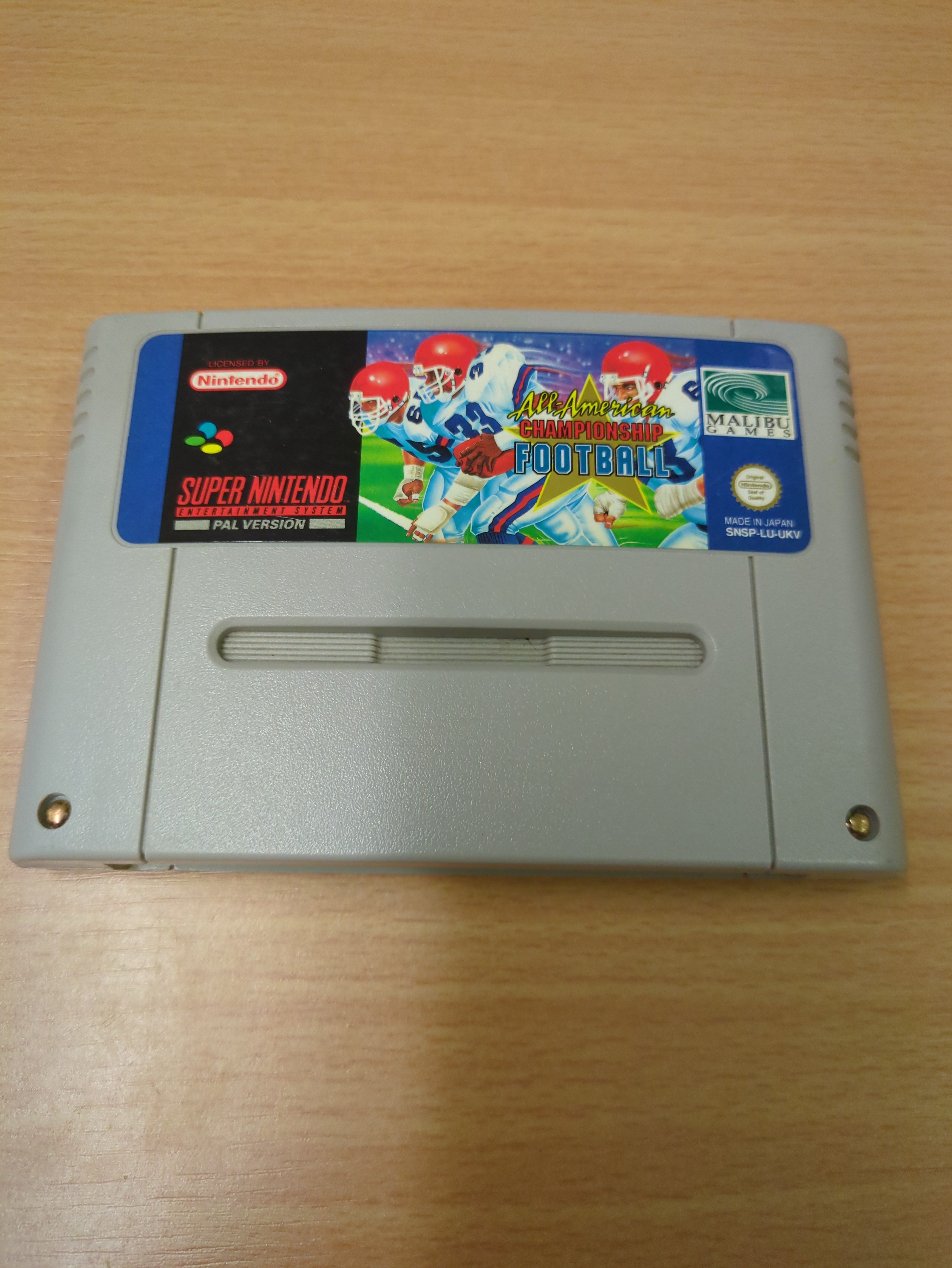 All-American Championship Football Super Nintendo SNES game Cart Only All-American Championship Football Super Nintendo SNES game Cart Only